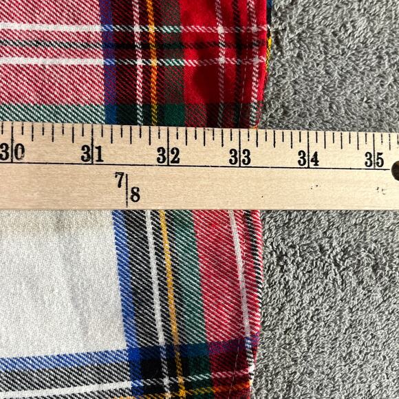 Old Navy The Boyfriend Shirt Womens 4X Red Plaid Flannel Button Up Long Sleeves - Picture 7 of 8
